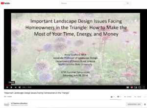 Cover Slide for Landscape Design Webinar