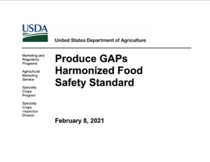 Cover photo for Updates to the USDA GAP Harmonized Audit Webinar