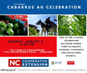 Cover photo for Cabarrus Ag Celebration