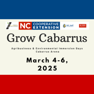 Grow Cabarrus March 4-6