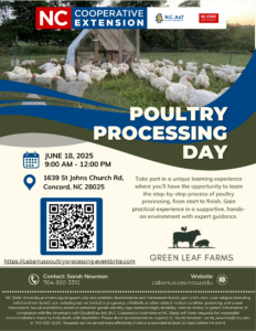 Cover photo for Poultry Processing Day